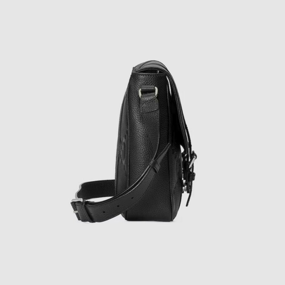 Side view of GUCCI GG Jumbo Medium Messeger Bag 