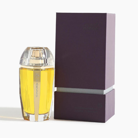 A 75mL bottle of Anfasic Dokhoon's Hareer Parfum along with its box