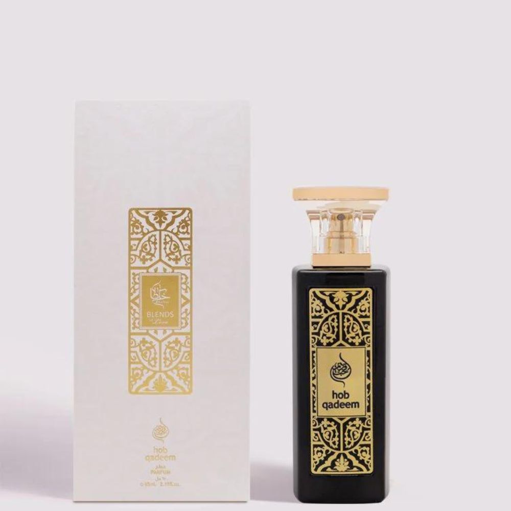 A 65mL Parfum Bottle of Hob Qadeem by Khaltat along with its Box