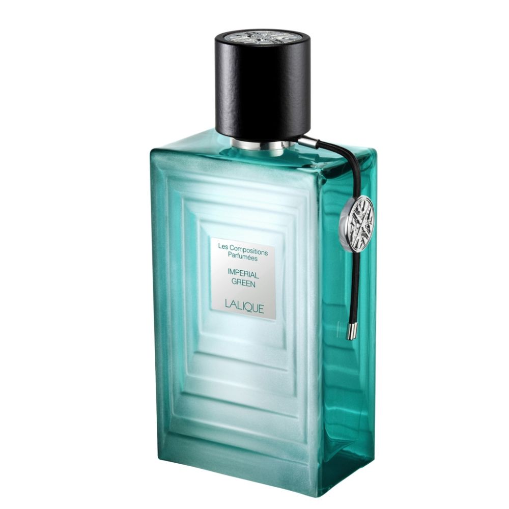 An EDP 100mL bottle of Imperial Green by Lalique