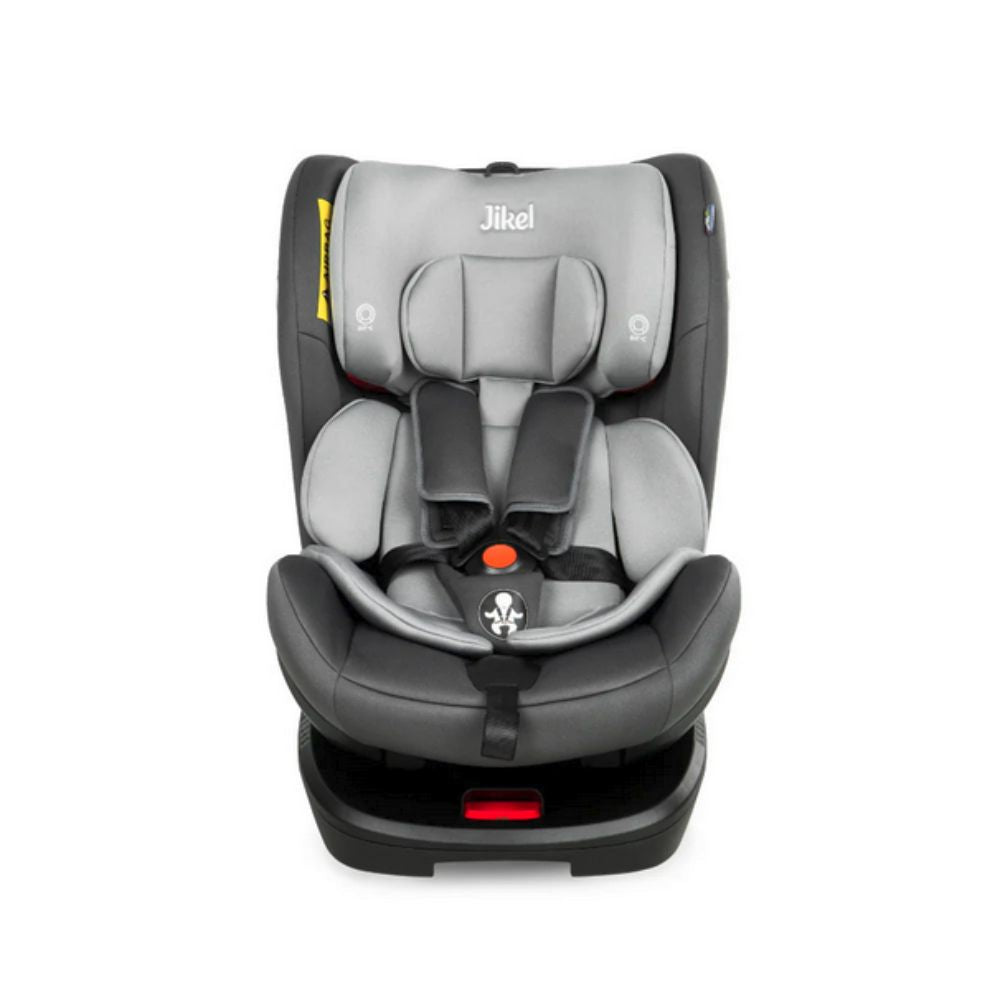 Jikel Saturn Rotating All-in-One IsoFix Grey Baby Car Seat with Side Impact Protection