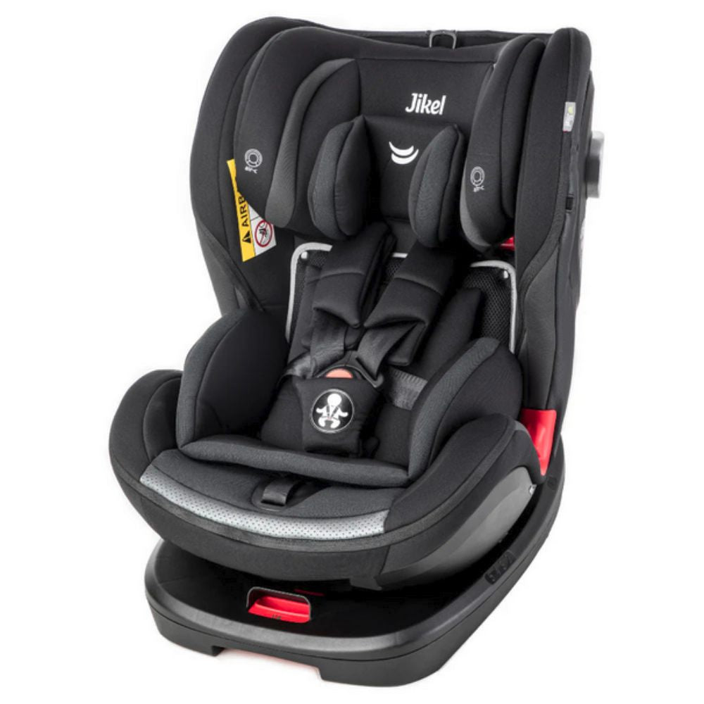 Jikel Saturn Zip Convertible IsoFix Baby Car Seat - All Stages (Newborn to 36kg) with Easy Clean Zip Cover