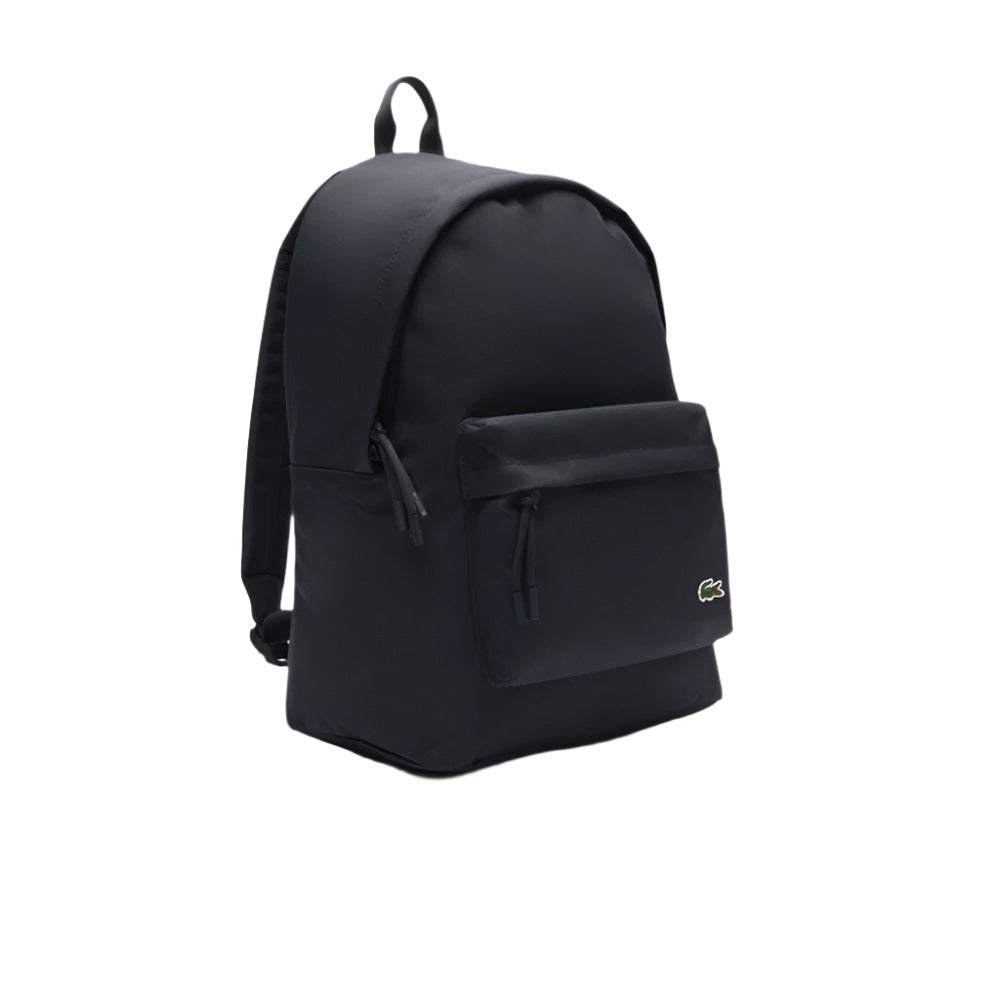LACOSTE Neocroc Blue Backpack from a tilted angle