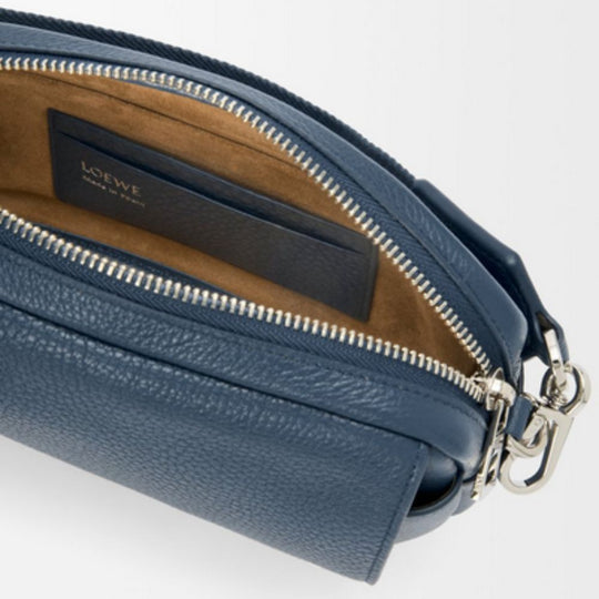 LOEWE Small Pebble Messenger Bag in Supple Grained Calfskin