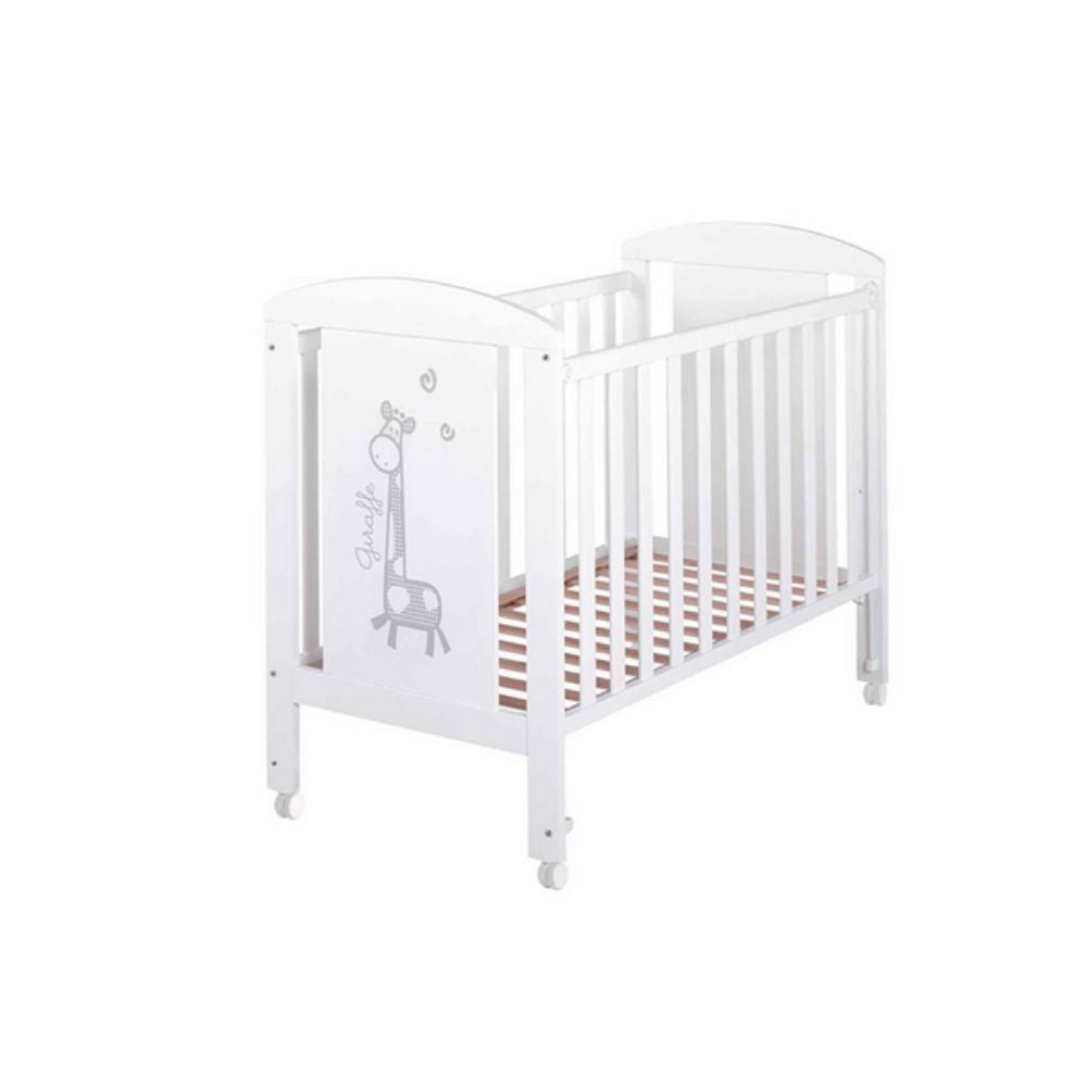 Micuna Sabana Crib and Changing Table Set - Sustainable Beech Wood, Giraffe Design, Space-Saving Design