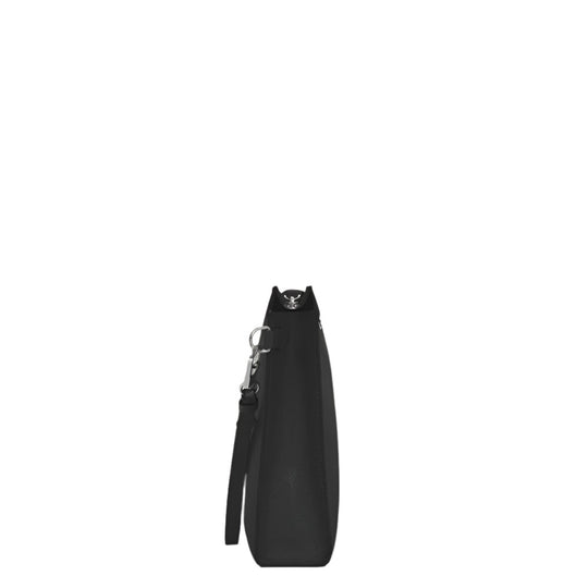 Montblanc Sartorial Black Saffiano Leather Pochette with Detachable Handle