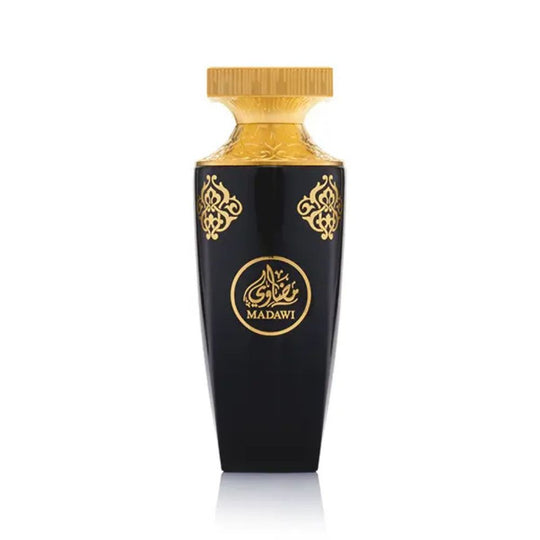 An EDP 90mL bottle of Madawi by Arabian Oud