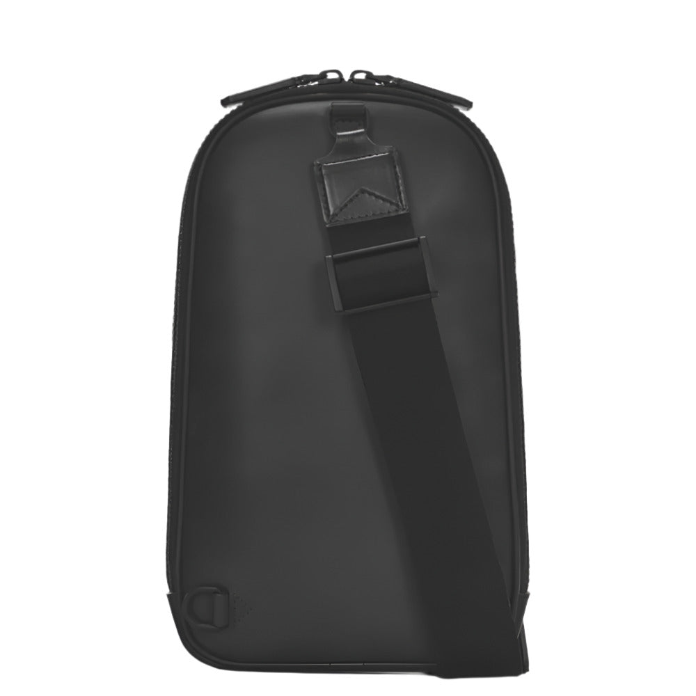 Rear Side of Montblanc Extreme 3.0 Compact Sling Bag - Eco-Friendly Black Leather