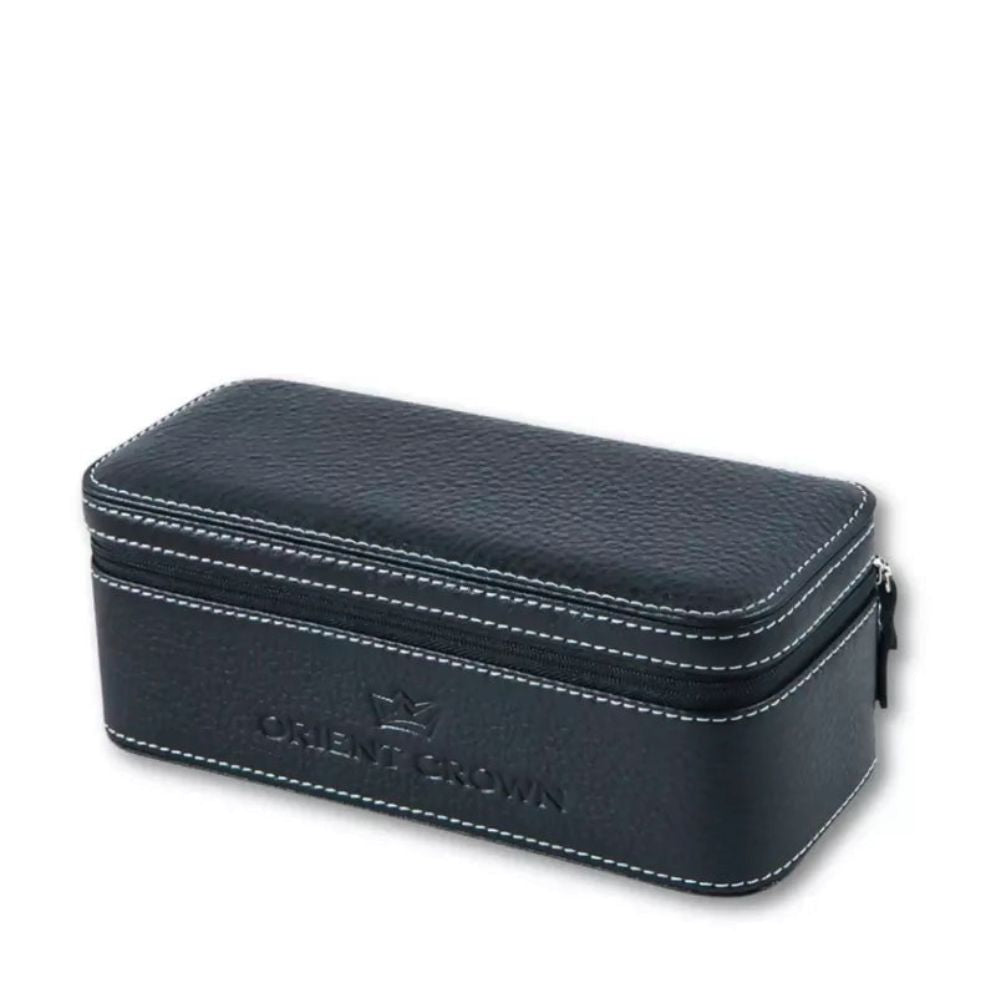 Orient Crown Top Grain Leather Watch Case With Adaptive Cushioning OCW1116L on white Background