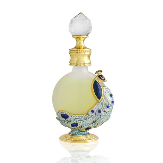 A CPO 12mL bottle of PEACOCK P006 Gardenia Musk by Taif Al Emarat