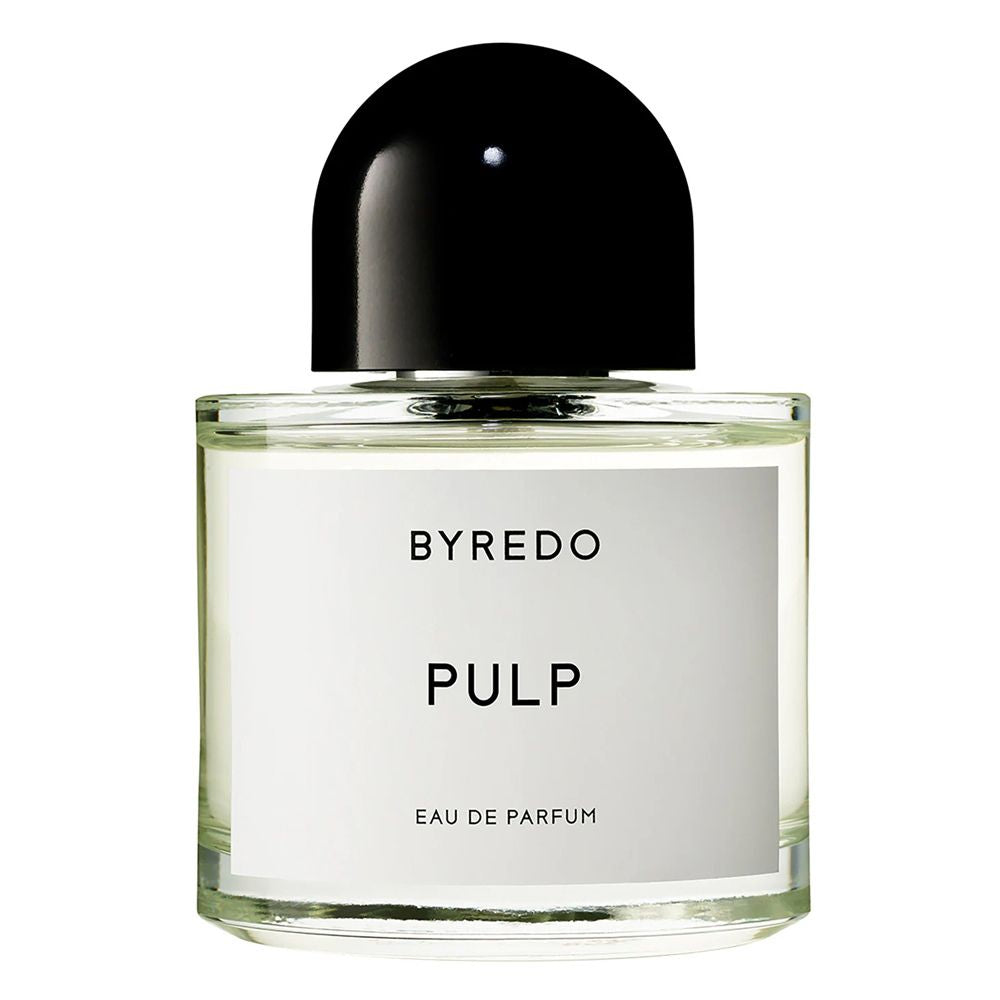 An EDP 100mL bottle of Pulp perfume by Byredo