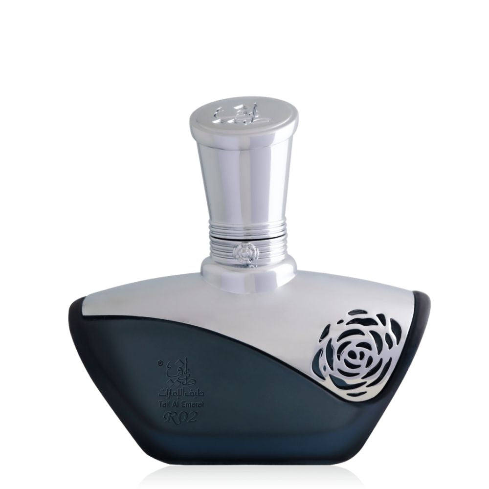 An EDP 60mL bottle of R02 perfume by Taif Al Emarat