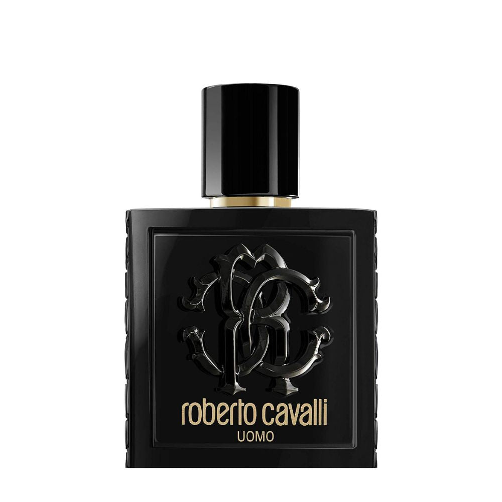 An EDT 100mL bottle of Roberto Cavalli Uomo for Men 