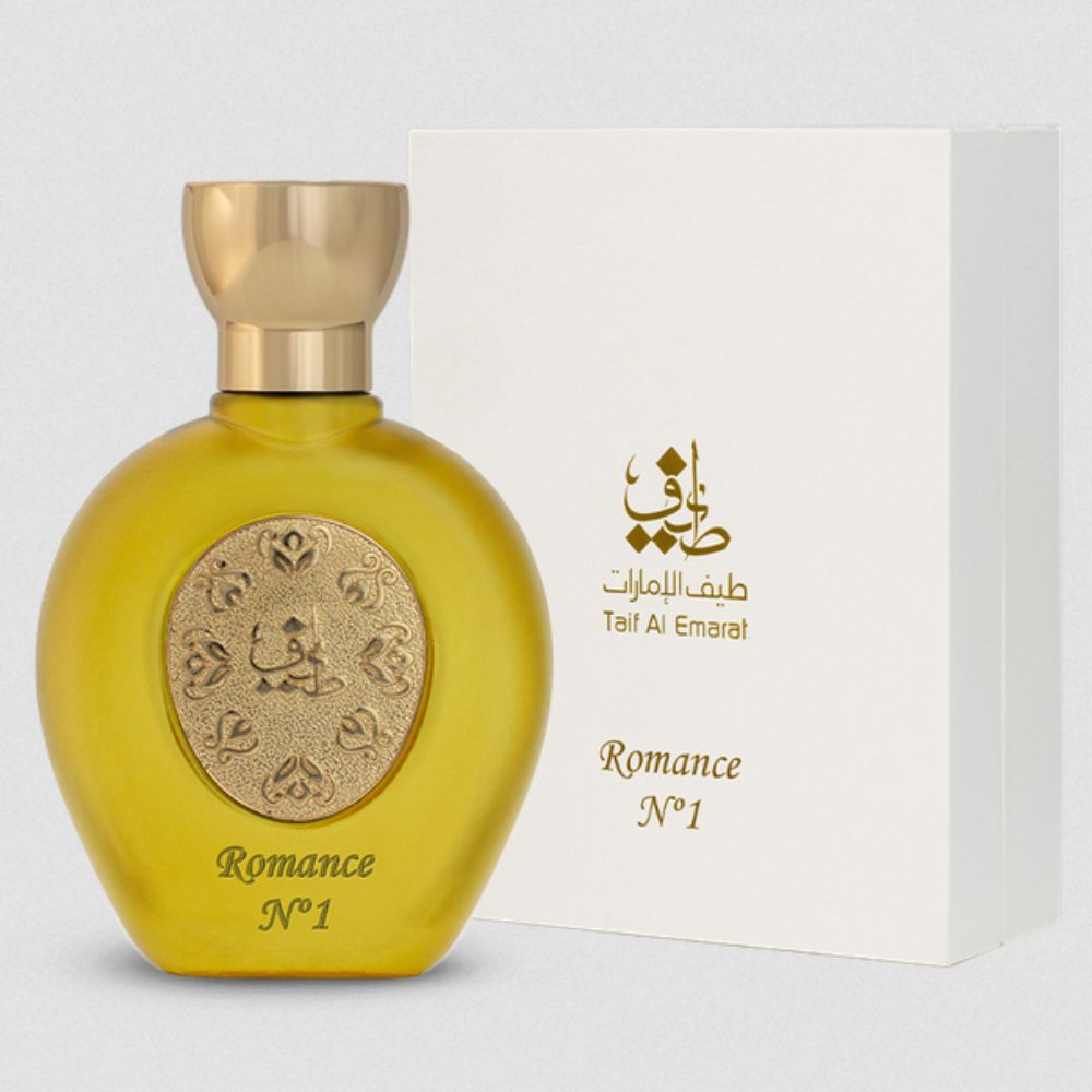 Romance N°1 EDP 75mL by Taif Al Emarat  along with its Packing