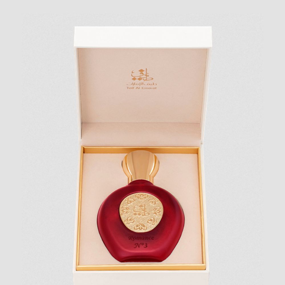 Romance N°3 EDP 75mL by Taif Al Emarat in its Packing