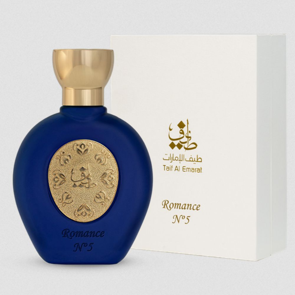 Romance N°5 EDP 75mL by Taif Al Emarat along with its Packing