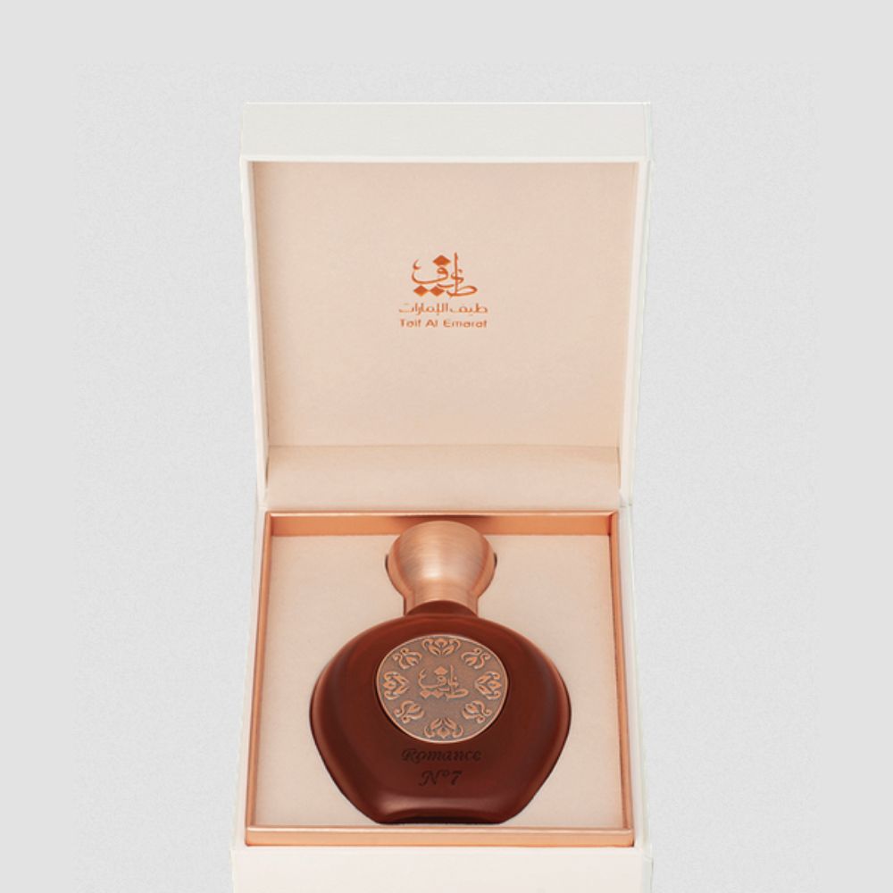 Romance N°7 EDP 75mL by Taif Al Emarat in its Packing