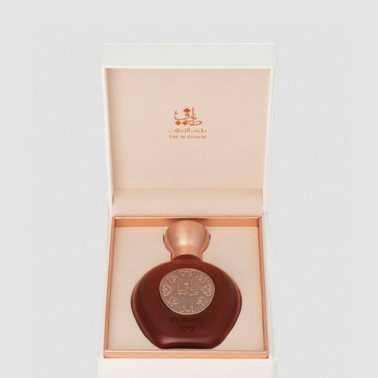 Romance N°7 EDP 75mL by Taif Al Emarat in its Packing