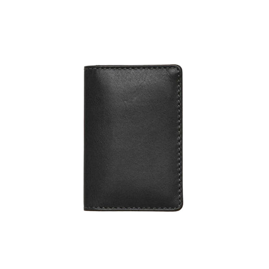 Ryoko Handcrafted, Secure, Oil Pull-Up Leather Card Wallet With RFID Protection And 2 Quick-Access Slots