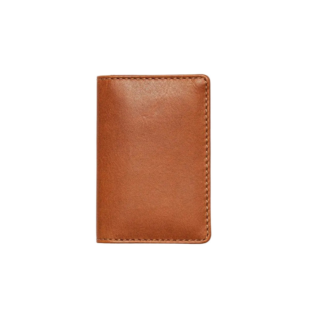 Ryoko Handcrafted, Secure, Oil Pull-Up Leather Card Wallet With RFID Protection And 2 Quick-Access Slots