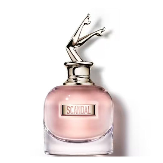 An EDP 80mL bottle of Scandal by Jean Paul Gaultier