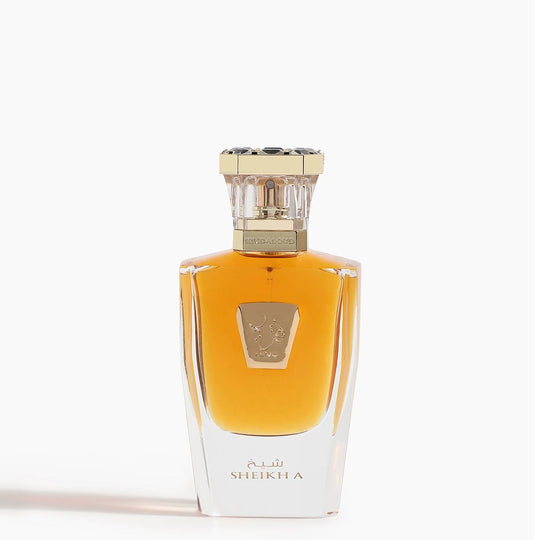 A 50mL bottle of Sheikh A Parfum fragrance