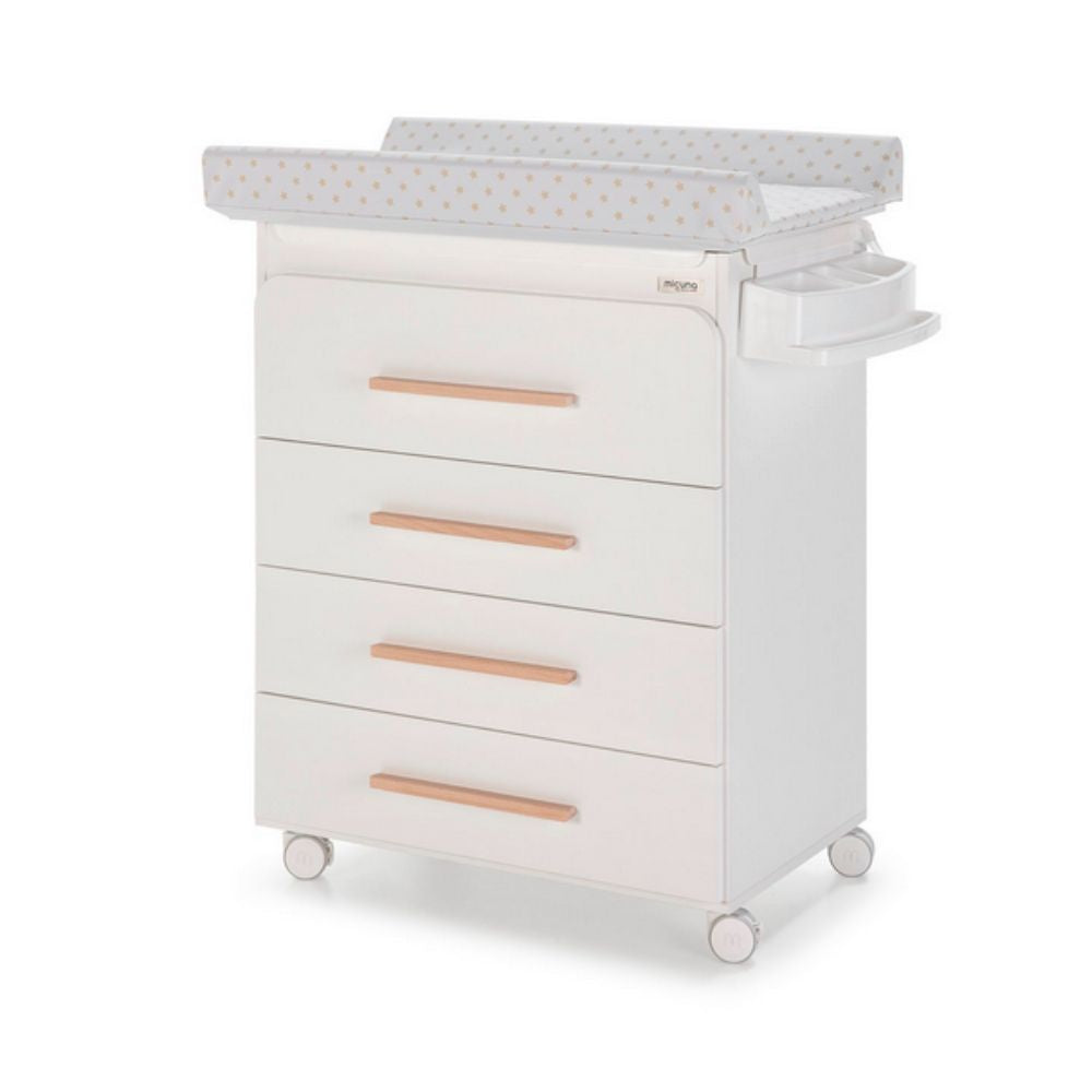 Space-Saving Micuna Trevi Baby Bathtub with Changing Pad & Storage