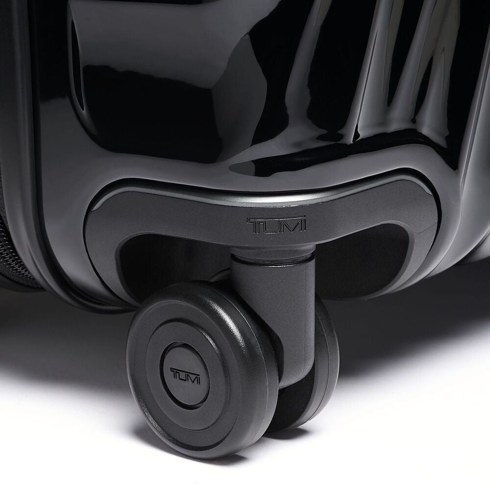 Close up of the wheel on TUMI 19 Degree Expandable Case 139685-1596