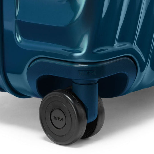 Close up of the wheel on TUMI Resilient 19 Degree Packing Case : Model Number 154205-A866