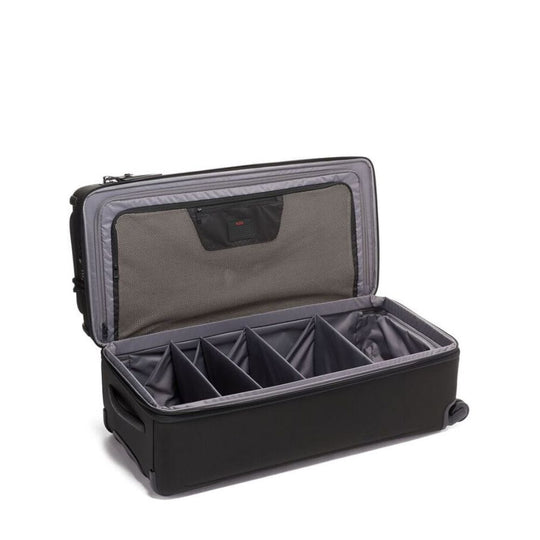 The Inner compartments of TUMI Versatile Alpha 3 Tall Wheeled Duffel: Model Number 117169-1041