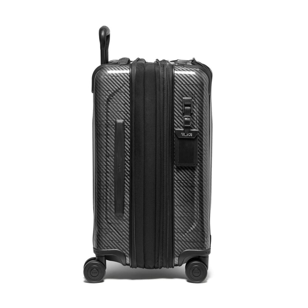 Side View of TUMI Tegra-Lite Front Pocket Carry-On (144796-T484) in Black Graphite Color Variant