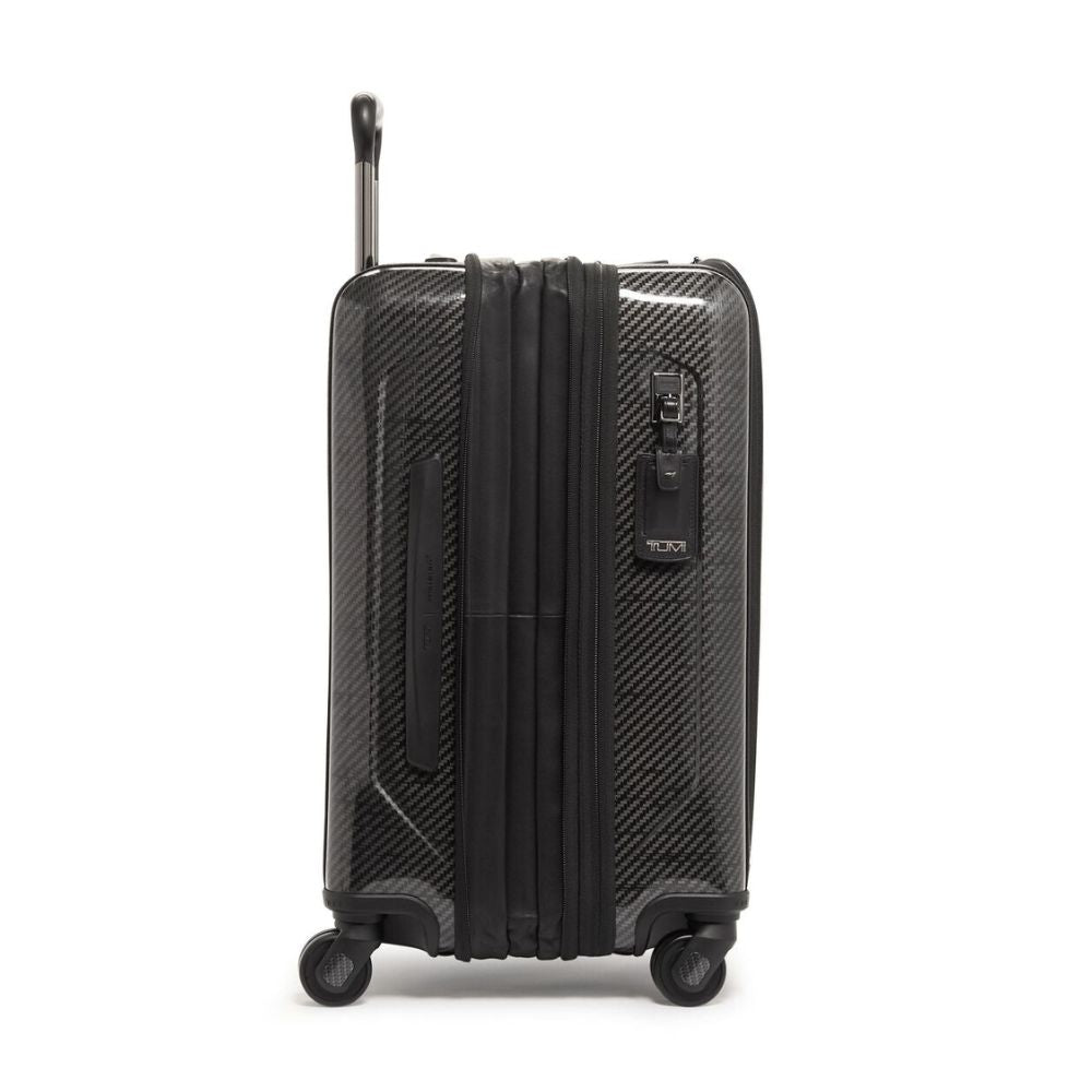 Side view of TUMI Resilient McLaren Aero Carry-On With Carbon Fiber And USB-C Port: Model 144787-1164