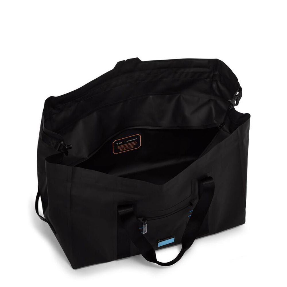 TUMI McLaren Rugged, Versatile, Convertible Throttle Duffel with Tuck-Away Backpack Straps, Welded Construction, Model 150214-1041