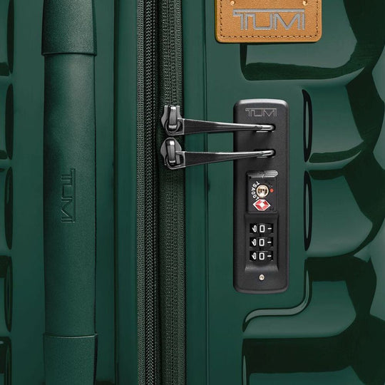 Close-up of the combination lock on TUMI 19 Degree Expandable Case 139685-1596