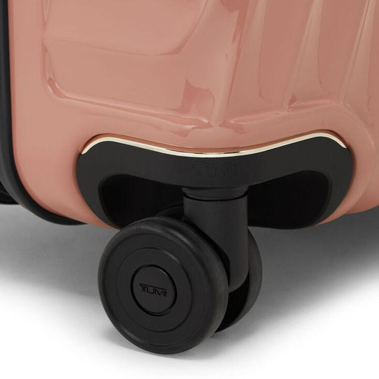 Close up of the wheel on TUMI Iconic Alpha 3 Packing Case: Model Number 139686-1596