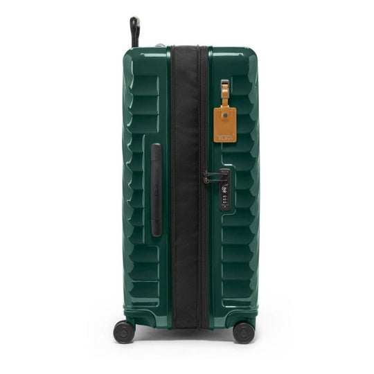 Side View of TUMI Iconic Alpha 3 Packing Case With Ballistic Nylon and Dual Wheels: Model Number 139686-1596