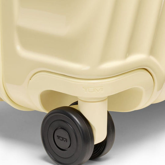Close up of the wheel on TUMI Iconic Alpha 3 Packing Case: Model Number 139686-1596