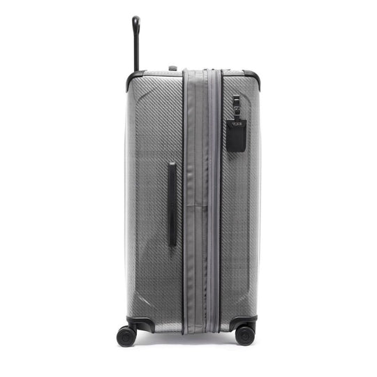 Side View of T-Graphite Variant of TUMI Tegra-Lite Extended Packing Case With USB-C And Spinner Wheels: Model Number 144794-1060 