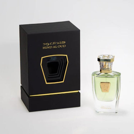 An 50mL Parfum Bottle of Tahnoun Parfum by Hind Al Oud along with its Box