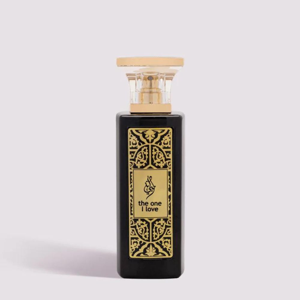 A 65mL parfum bottle of The One I Love Parfum by Khaltat