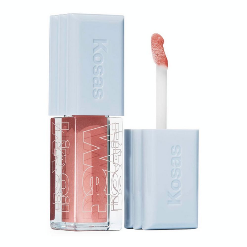 Kosas Wet Lip Oil Plumping Treatment Gloss - Variant: Unbuttoned Soft Warm Blush