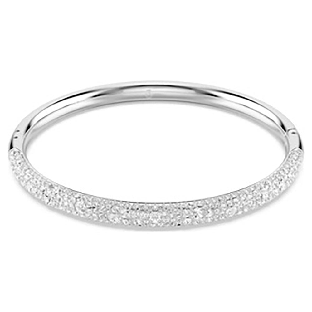 Swarovski Rhodium Plated Snow Pave Bangle