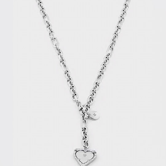 Stainless Steel Premium Necklace with Heart Shaped Pendant