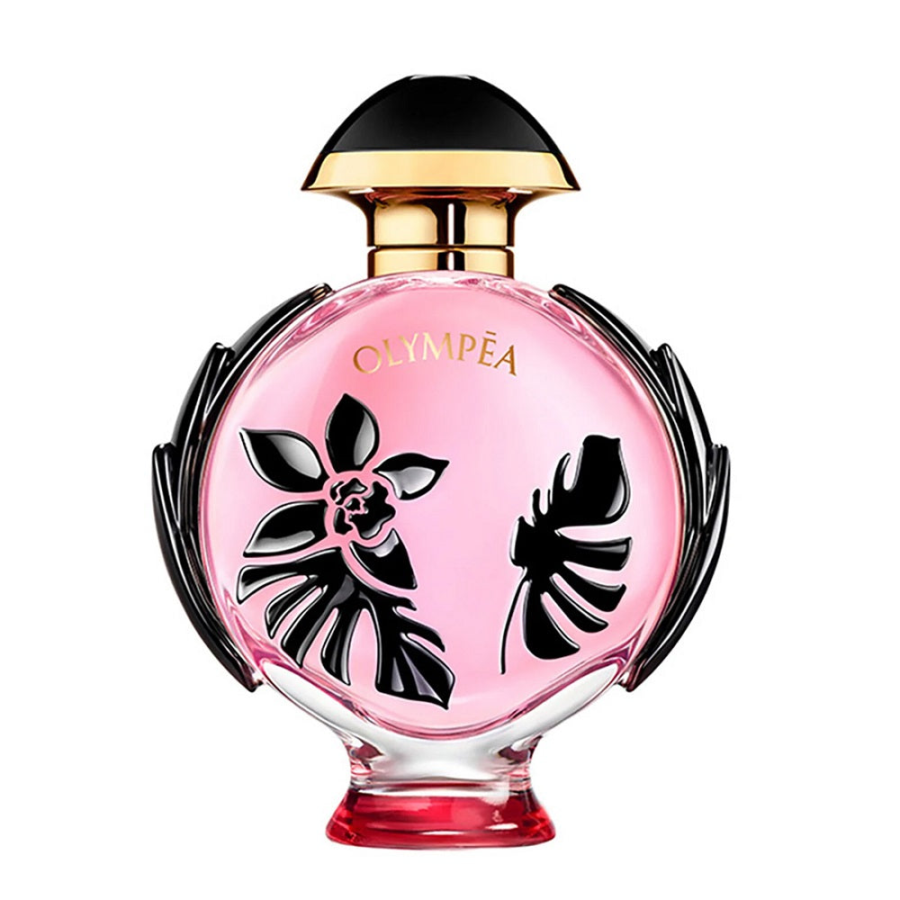 An EDP 80mL bottle of Olympea Flora For Women by Paco Rabanne