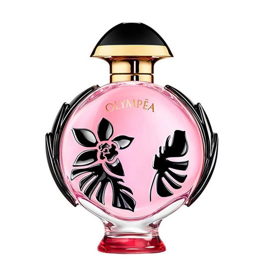 An EDP 80mL bottle of Olympea Flora For Women by Paco Rabanne