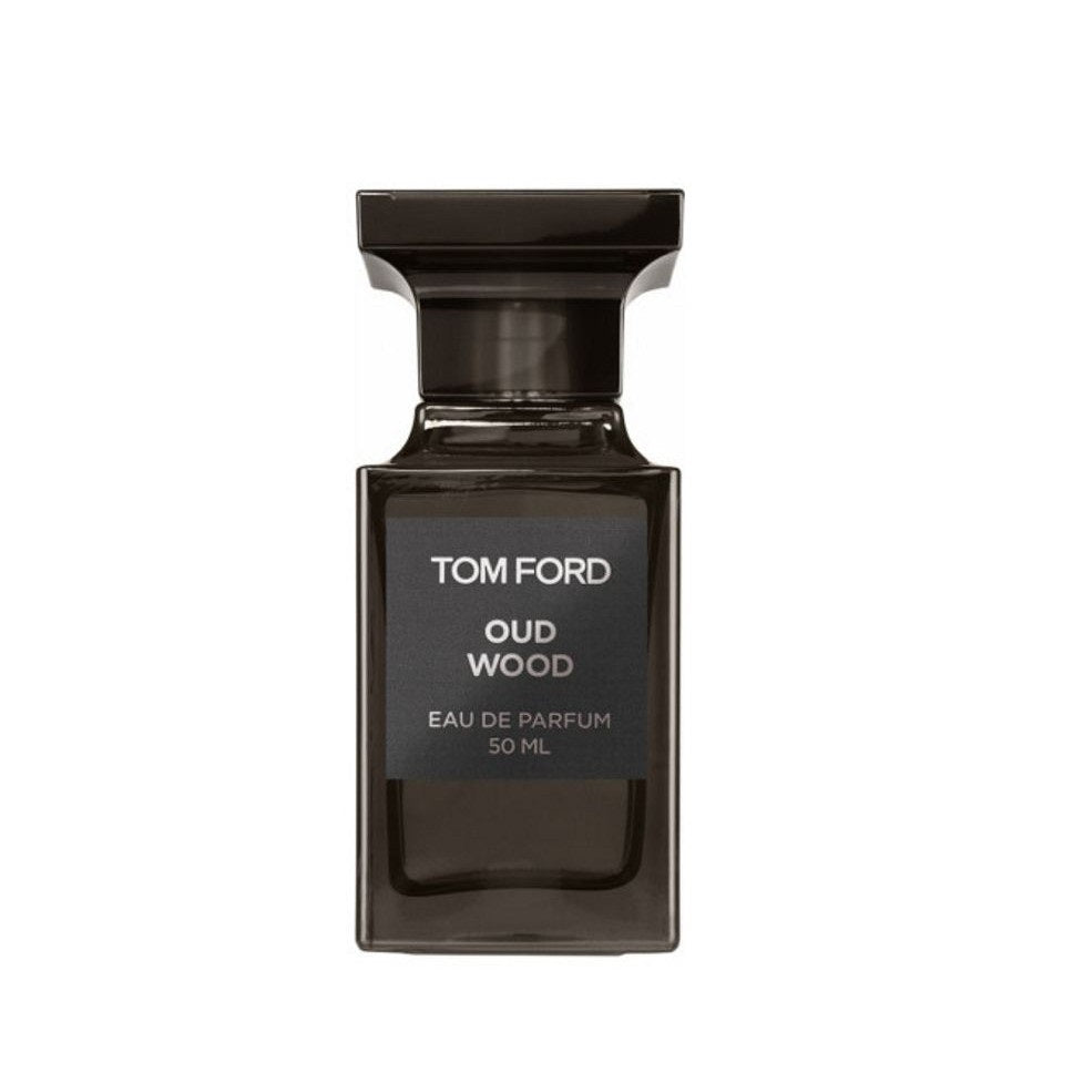 An EDP 50mL bottle of Oud Wood by Tomford